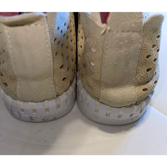 Ilse Jacobson flats Beige Shoe 39 US 8.5 - 9 Perforated Rubber Sole‎ platform - Picture 6 of 9